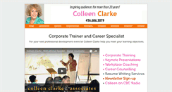 Desktop Screenshot of colleenclarke.com